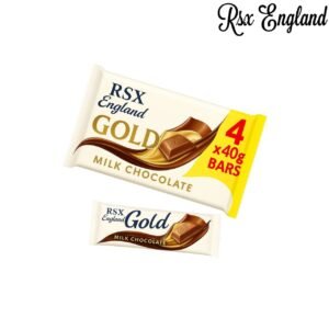 rsx england gold chocolate 4x40g bars